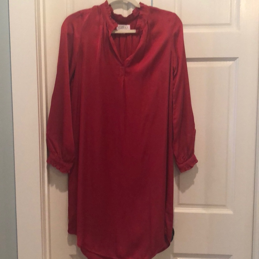 Magic Silk Dress Red